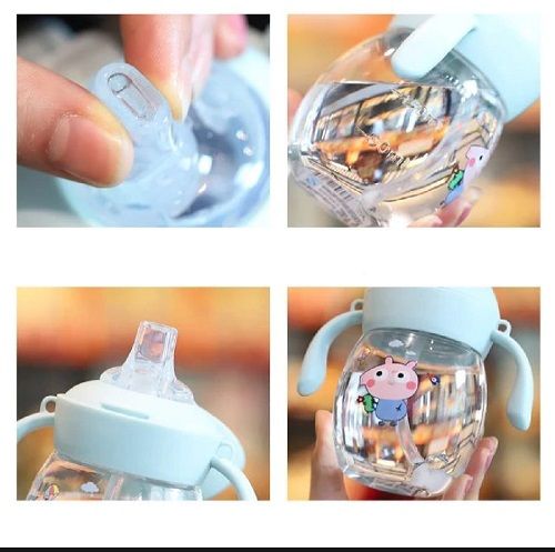 Slicone 350ml Nipple Kids Water Bottle/Mom pot -1pcs ( Any Color)